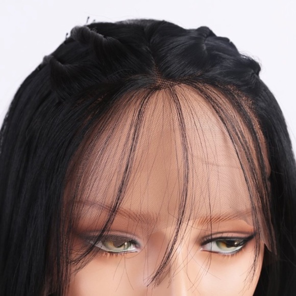 ?HEDI 10”1B BLACK LACE FRONT BOB Wig W/Baby Hairs main image 6